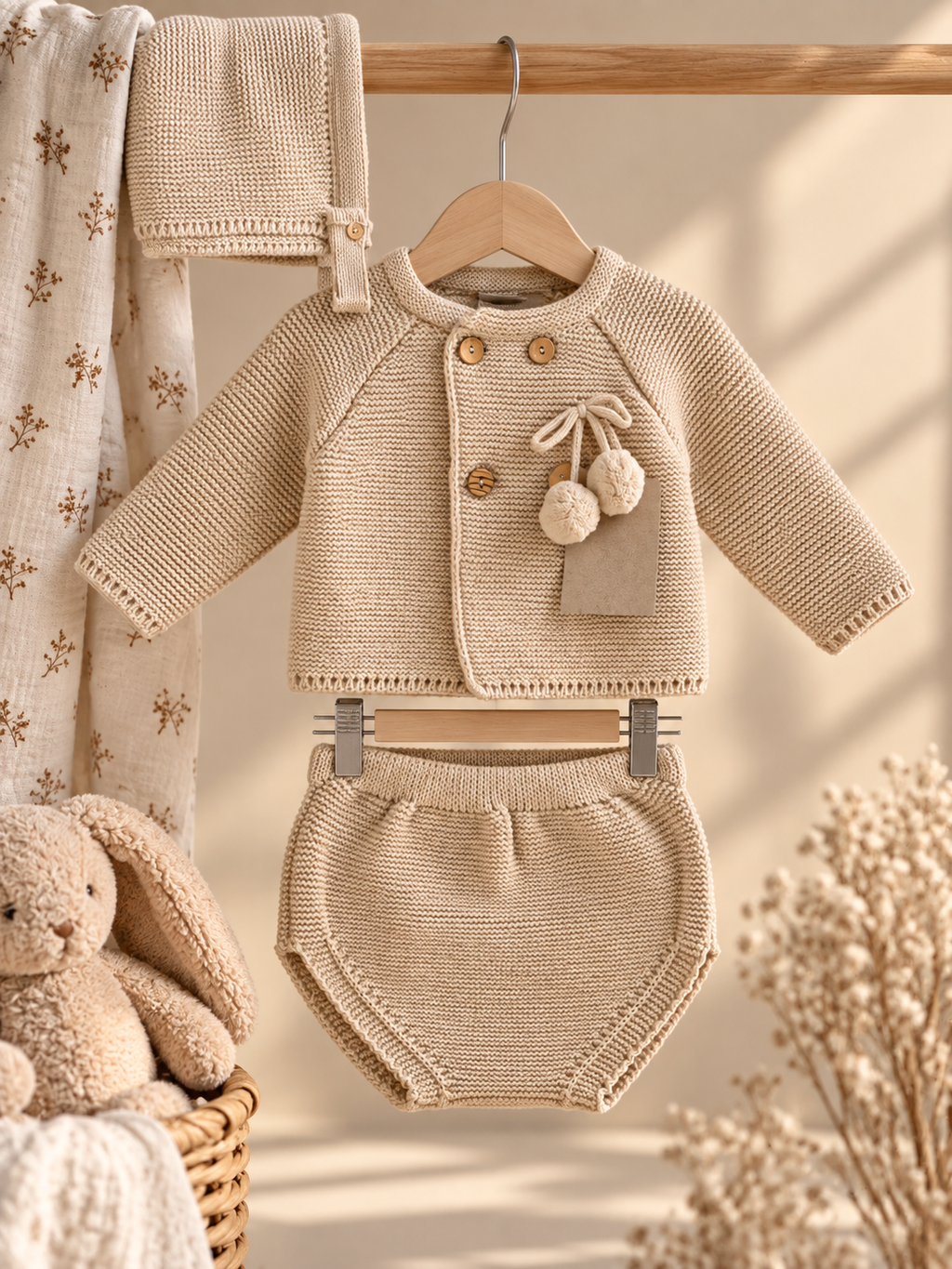 Conjunto Jacinta de Punto · Beige