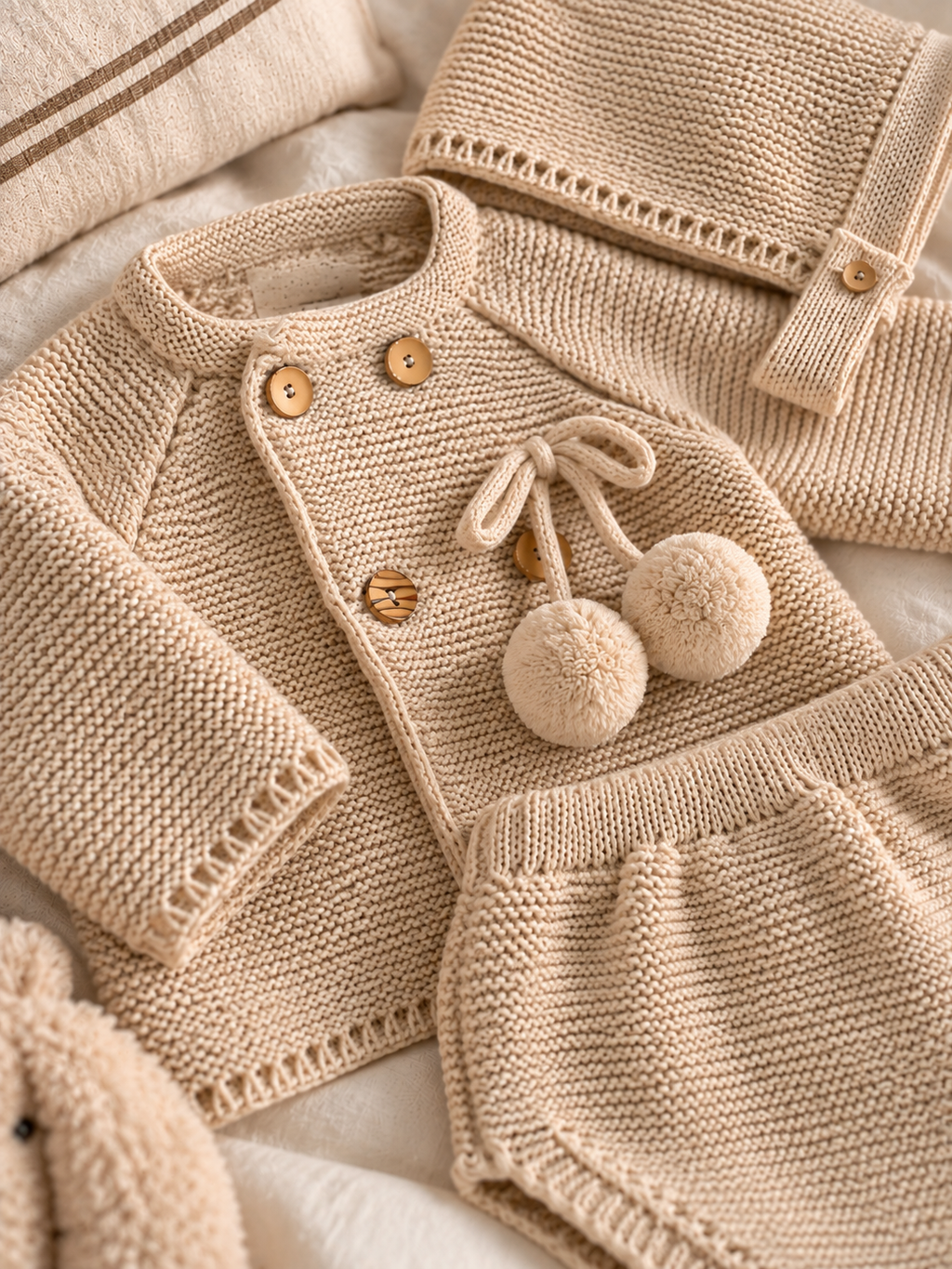 Conjunto Jacinta de Punto · Beige