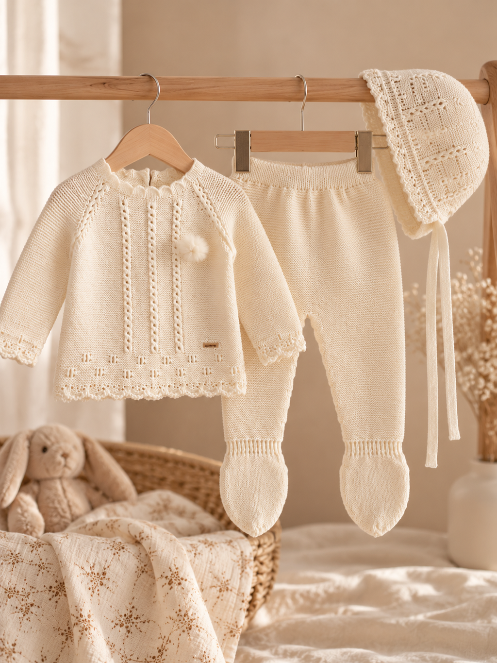 Conjunto Alessandrita de Algodón · Crudo